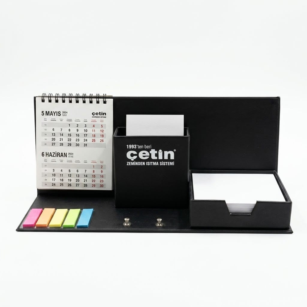 Masaüstü Takvim Seti – yakın çekim